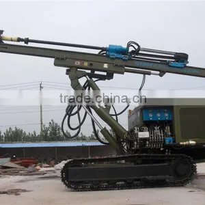 High Air Pressure Crawler Hydraulic Drilling Rig G150YF For Depth 60 Meters thumbnail-5