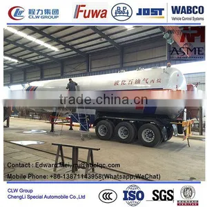 25 Ton 3 Axles Lpg Tank Semi Trailer thumbnail-5