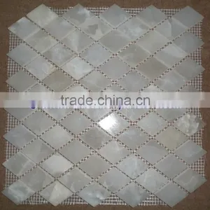 New Arrive Factory Price WHITE ONYX MOSAIC TILES COLLECTIONS thumbnail-1