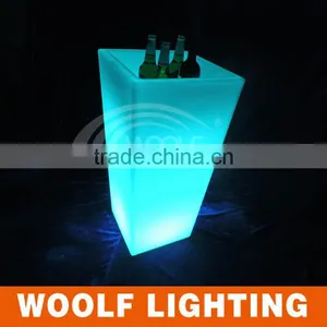 Charming Garden Square Waterproof LED Lighting Glow Flower Pot thumbnail-3