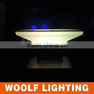 Square KTV Nightclub Stylish LED Furniture LED Cocktail Table thumbnail-5