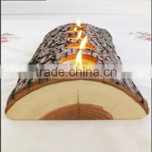 New Arrivals Country Design Wooden Votive Candle Holders thumbnail-1