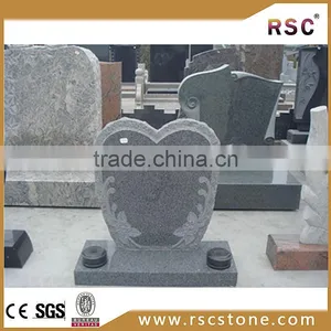 Grey Granite Cross Tombstone Design thumbnail-1