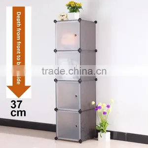 VIVINATURE DIY Large Clothes Closet Wardrobe Cabinet Cloth Shoes Storage Organizer 4-Layers 16-Drawer thumbnail-5