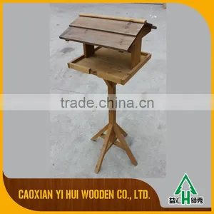 Wooden Bird House/ Garden Bird Cage for Birds With Stand thumbnail-2