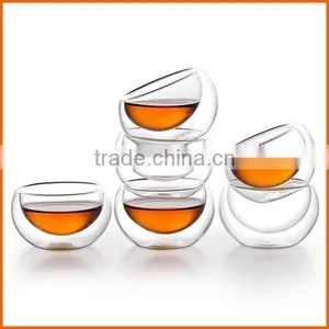 Doublewall Clear Glass Cup Set for Tea thumbnail-1
