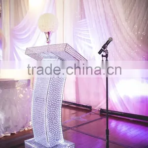 Wedding Crystal Podium Pillar, Decorative Podium on Square Pillar,Decorative Podium thumbnail-3