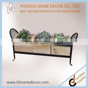 2017 Latest Antique Wood Metal Crate in Cute Design for Home Use thumbnail-1