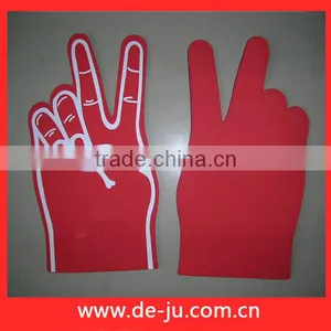 V Shaped Red EVA Plastic Victory Finger thumbnail-1