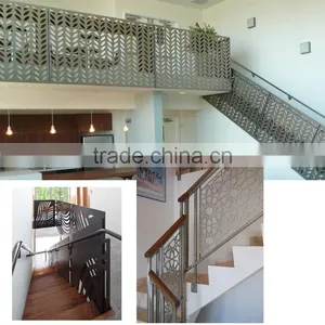 Outdoor Luxury Aluminum Metal Balcony Railing thumbnail-2
