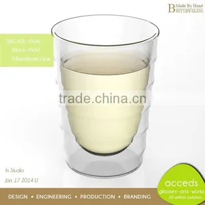Heat Resistant Double Layer Drinking Glass thumbnail-2