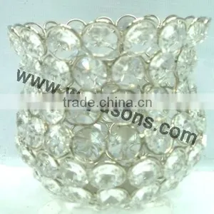 Crystal Candle Holder for Taper and Votive Candles thumbnail-5