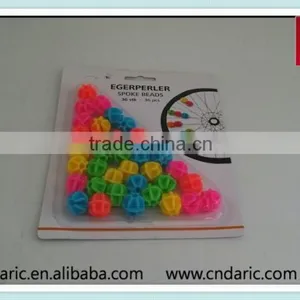 Plastic Colorful Bicycle Spoke Beads thumbnail-1