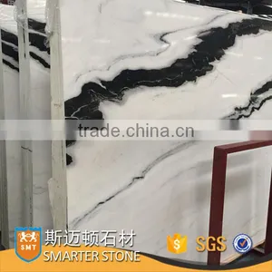 Panda White Marble With Black Vein thumbnail-1