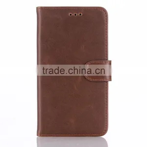 High Quality Crazy-horse PU Card Bumper/pocket Cell Phone Case for LG thumbnail-3