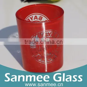 103ml High Quality Printed Glass Candle Containers Wholesale Glassware thumbnail-1