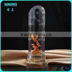 KM-XP03 Modern Creative Crystal Egale Award,liuli Crystal Trophy ,crystal Animals Trophy thumbnail-6