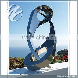 Stainless Steel Outdoor Abstract Garden Metal Sculpture thumbnail-4