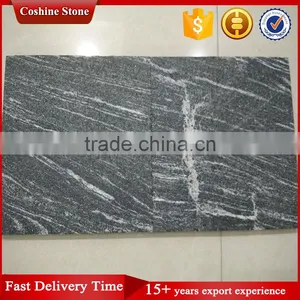 Polished and Flamed Iron Snow White Black Lactea Granite Tiles thumbnail-3