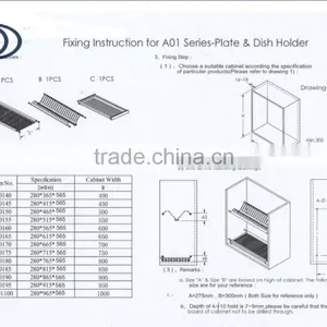 Metal Kitchen Dish Dryer Dish Washer Rack thumbnail-6
