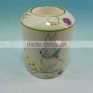 Porcelain or Ceramic Candle Holder thumbnail-1