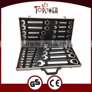 22pcs Ratchet Spanners Set With Silver Strong Aluminum Box thumbnail-1