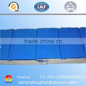 Color Steel and PU Foam Prefab Wall Panel Made thumbnail-2
