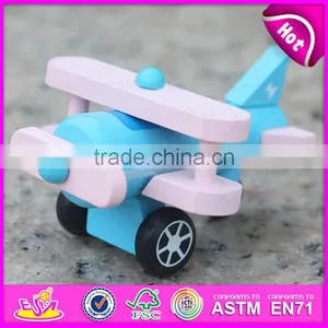 Wholesale Kids Mini Wooden Toy Plane W04A198-S thumbnail-5