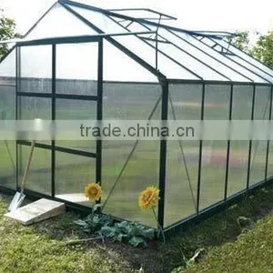 Sinolily 10*14ft Aluminum Greenhouse With Spring Clips thumbnail-1