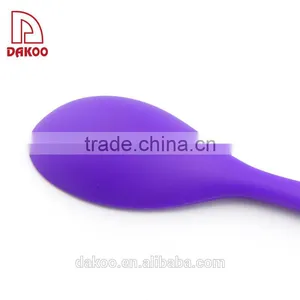 Integrated Seamless Design Purple Color Silicone Rice Spoon thumbnail-5