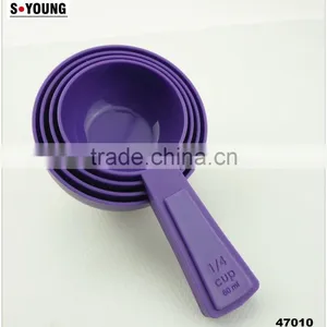47010 4pcs Plastic Measuring Cups and Spoons Set thumbnail-1