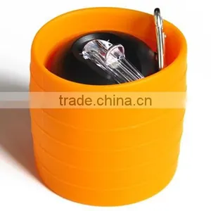 Hot Water Collapsible Silicone Squeeze Water Bottle Silicone thumbnail-3