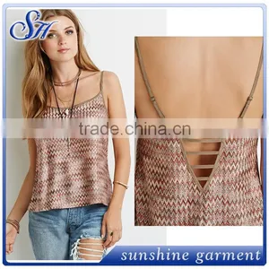Sexy Custom Stringer Tank Crop Top for Women thumbnail-1