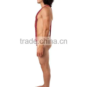 Borat Mankini Thong Swimsuit (Leopard Print) thumbnail-2