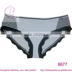 Women Hot Sex Image Cotton Underwear With Lace for Women thumbnail-1