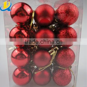Christmas Decoration Colorful Custom Christmas Ornaments Plastic Ball thumbnail-2