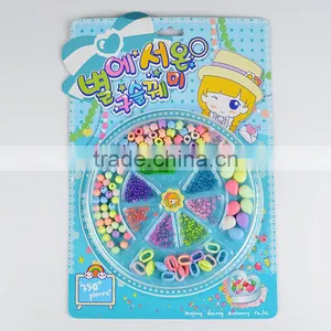 Korean Style Kids Loose Beads Set Colorful Plastic Beads Box Set Diy Educational Toy for Children thumbnail-1