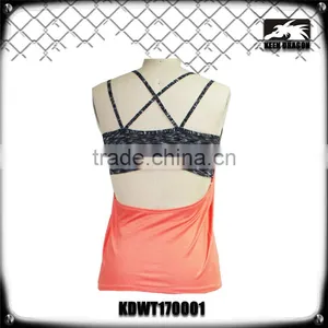 New Womens Fitness Tank Top Custom Sexy Sports Bra & Vest thumbnail-3