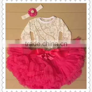 Wholesale Red And Blue Girls Patriotic Skirts Kids Fall Top Baby Girls Skirt Set thumbnail-5