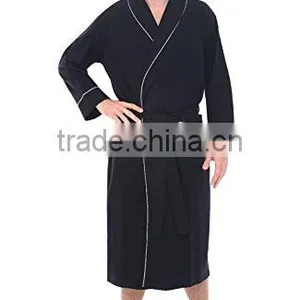 Custom Brand 100% Cotton Pocket Design Bathrobe thumbnail-4