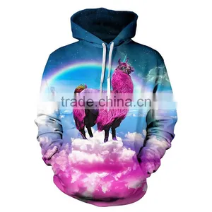 Wholesale Men's 100% Polyester Custom Your Own Design 3D Printed Sublimation Hoodie thumbnail-6