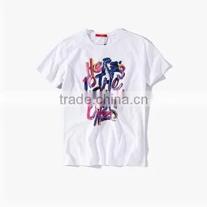 2016 Blank Designer Tshirts Organic Cotton Fabric Tshirt thumbnail-1