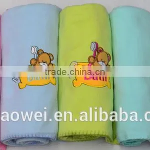 New 2016 China Supplier Animal Embroidered Baby Blanket thumbnail-2