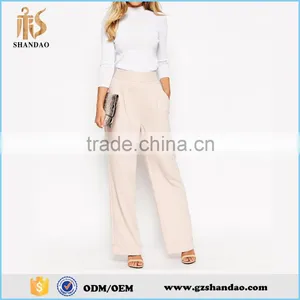 Women Summer Wear Wholesale New Design Solid Colour Fashion Women Casual Pants thumbnail-1