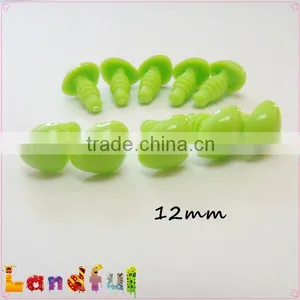 12mm Grass Green Apple Color Safety Nose Triangle Nose Doll Nose thumbnail-1