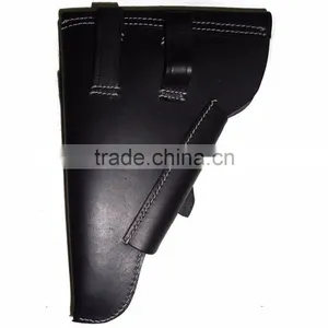 British .455 Webley Revolver Leather Holster LEFT HANDED thumbnail-6