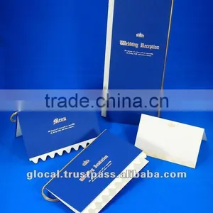 Japan Wedding Invitation Card 'TIARA BLUE' STOCKLOT thumbnail-1