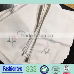 Customized Fancy White Embroidery Table Linen Napkins thumbnail-1