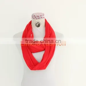 Fashion Design Scarf With Zipper Pocket thumbnail-1