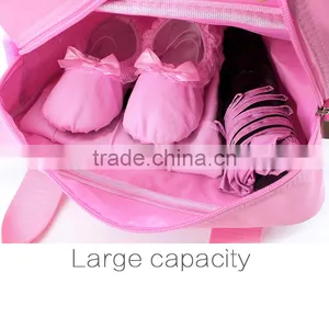 Children Kids Ballet Sling Bag Pink Girls Ballet Handbag Dual-Use Dance Shoes Bag thumbnail-5